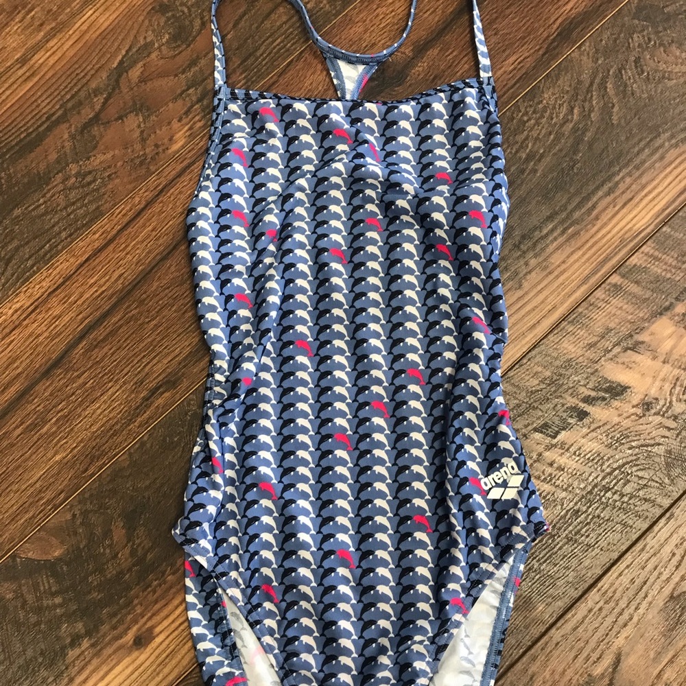 Swim team one piece training swimsuit